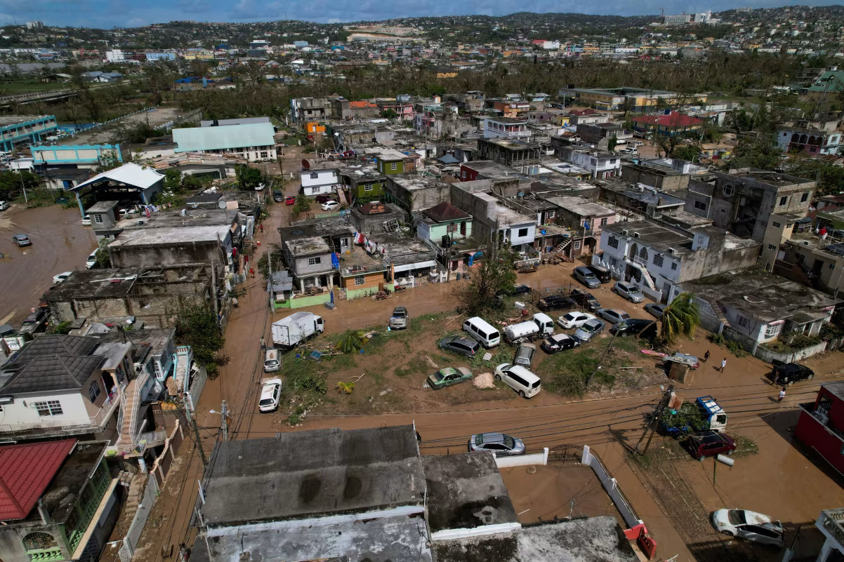 Hurricane Melissa damage in Jamaica